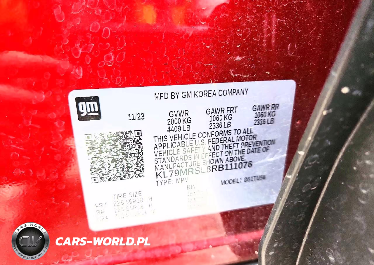 2024 Chev Trailblazer Lt VIN:KL79MRSL8RB111076 - 12