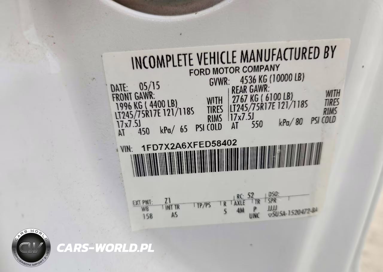 2015 Ford F250 VIN:1FD7X2A6XFED58402 - 12