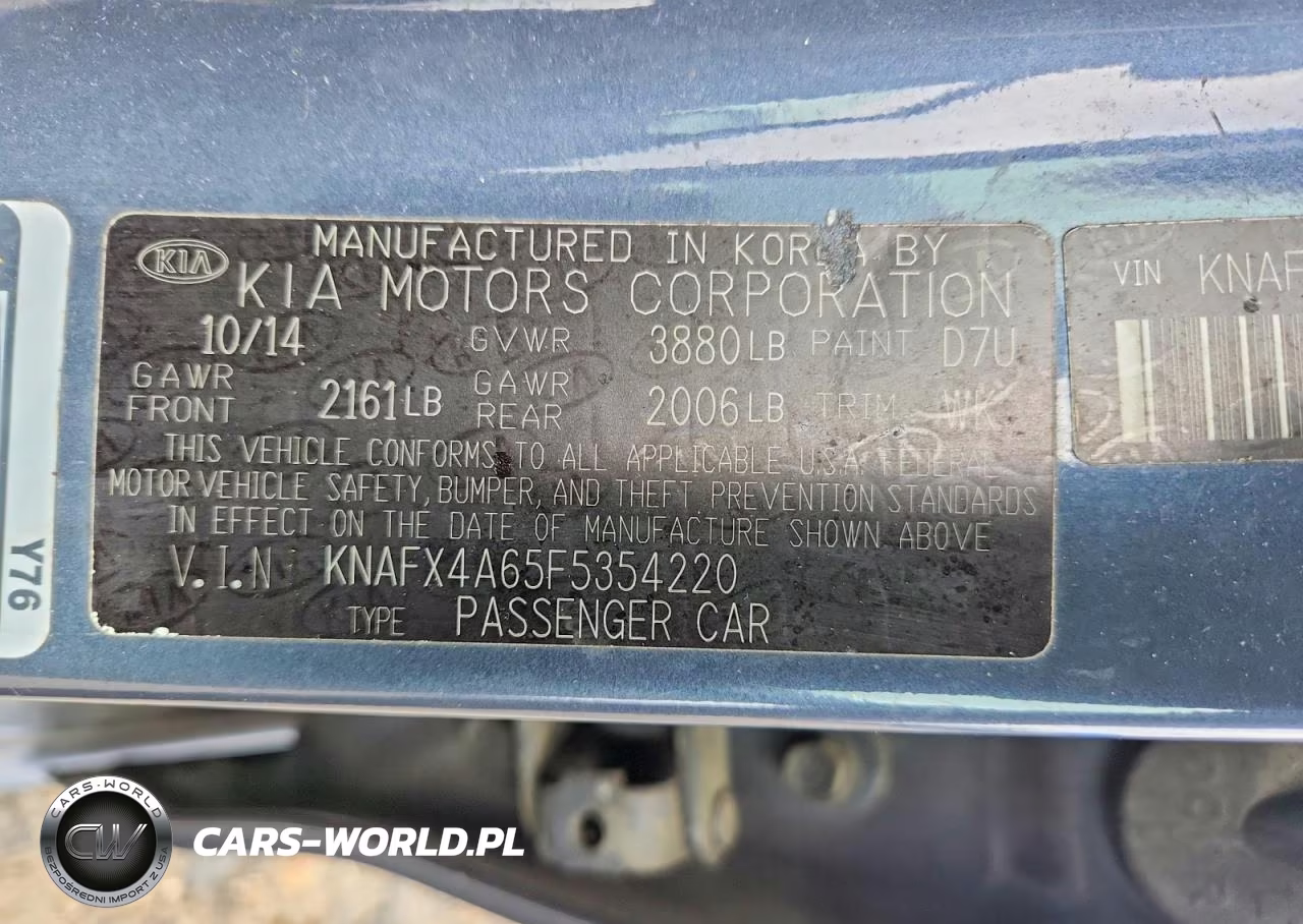 2015 Kia Forte Lx VIN:KNAFX4A65F5354220 - 12
