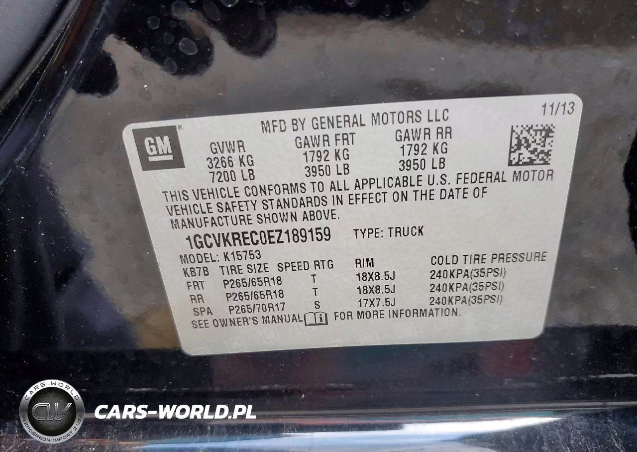 2014 Chevrolet Silverado K1500 Lt VIN:1GCVKREC0EZ189159 - 12
