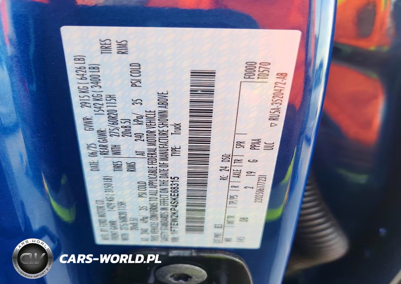 2025 Ford F150 Stx VIN:1FTEW2KP4SKE68315 - 12
