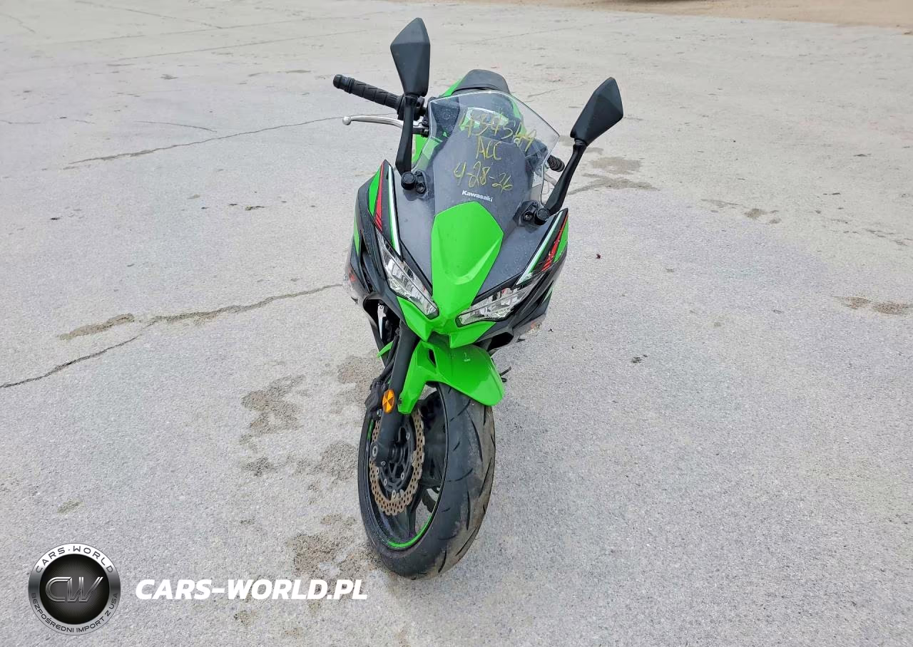 2022 Kawasaki Ex650 N VIN:ML5EXEN12NDA75280 - 2