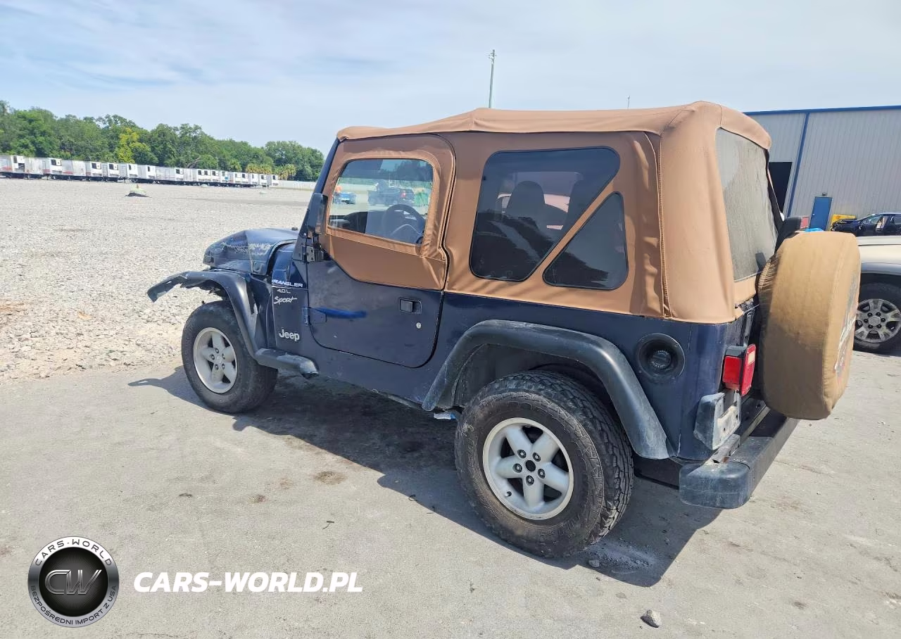 2000 Jeep Wrangler - Tj Sport VIN:1J4FA49SXYP798698 - 2