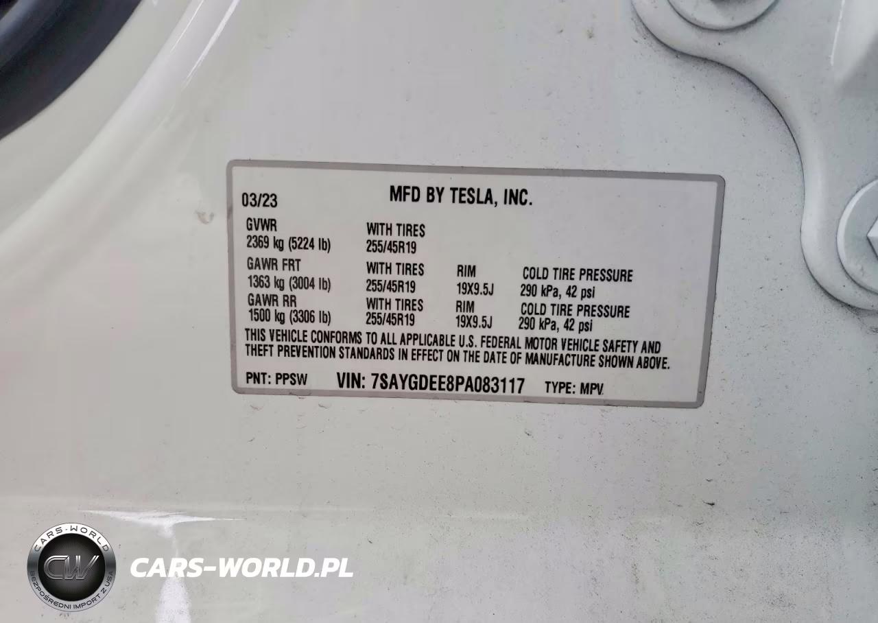 2023 Tesla Model Y VIN:7SAYGDEE8PA083117 - 12