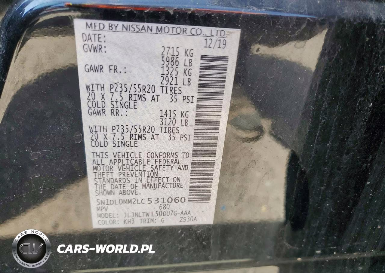 2020 Infiniti Qx60 Luxe VIN:5N1DL0MM2LC531060 - 13