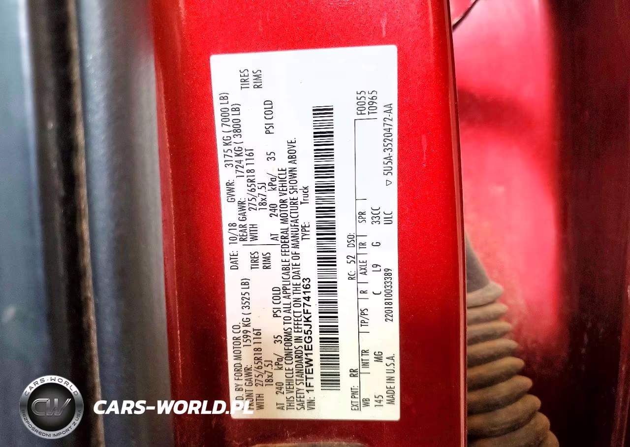 2018 Ford F150 Supercrew VIN:1FTEW1EG5JKF74163 - 12
