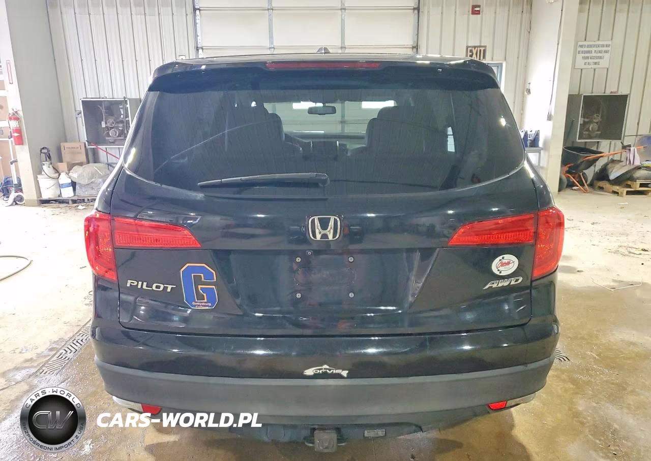 2017 Honda Pilot Exl VIN:5FNYF6H56HB019072 - 6