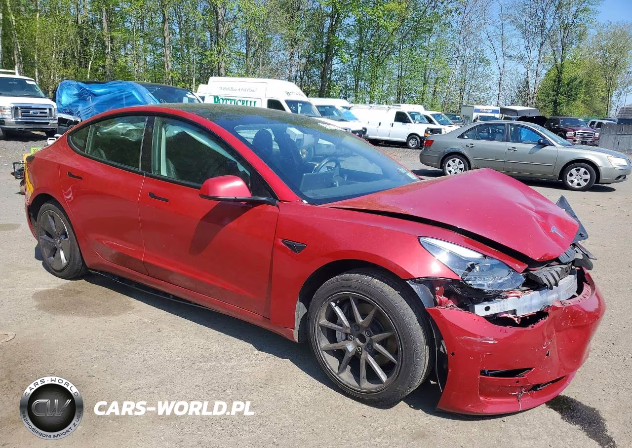 2022 Tesla Model 3 VIN:5YJ3E1EA4NF371001 - 4