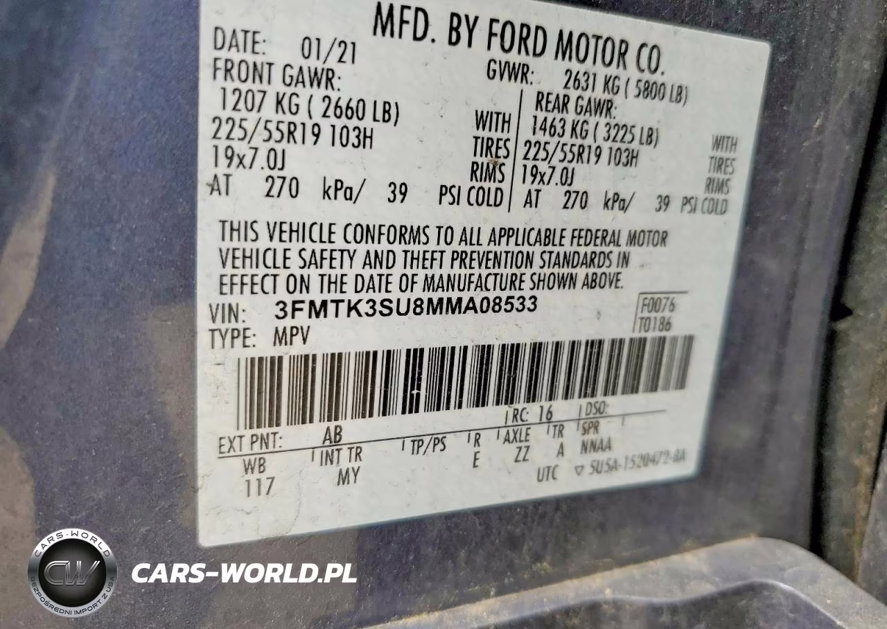 2021 Ford Mustang Mach-E Premium VIN:3FMTK3SU8MMA08533 - 14