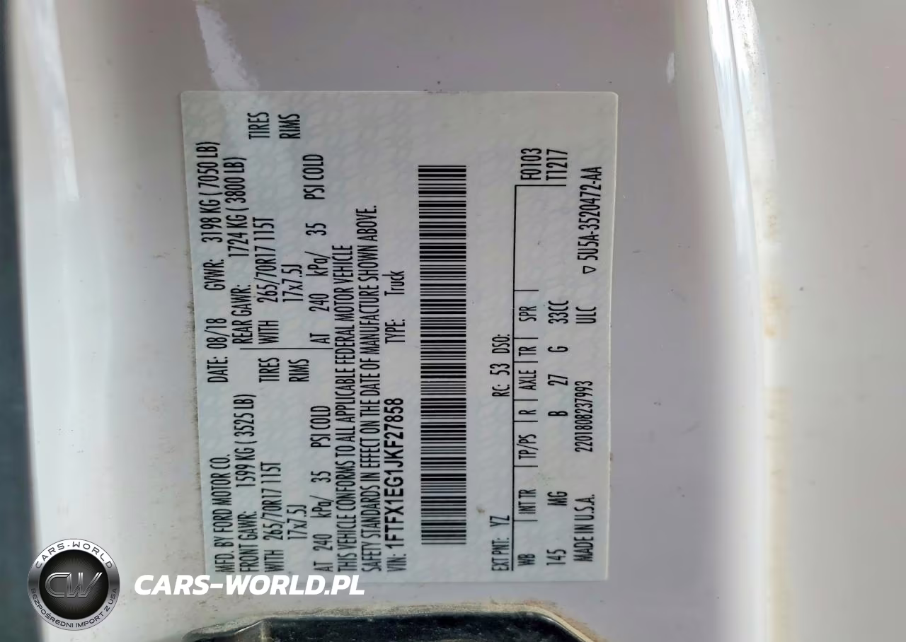 2018 Ford F150 Super Cab VIN:1FTFX1EG1JKF27858 - 12