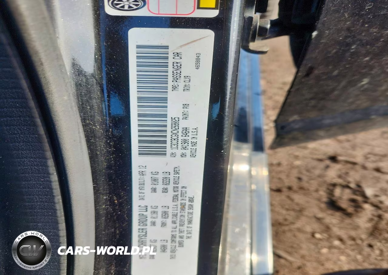 2012 Chrysler 200 Limited VIN:1C3CCBCGXCN268025 - 12