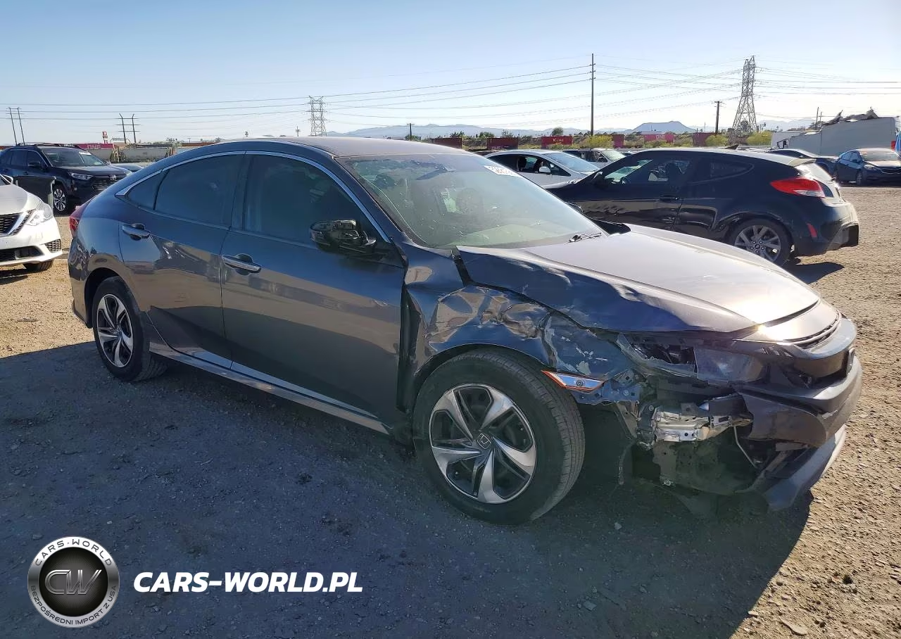 2020 Honda Civic Lx VIN:19XFC2F67LE018337 - 4