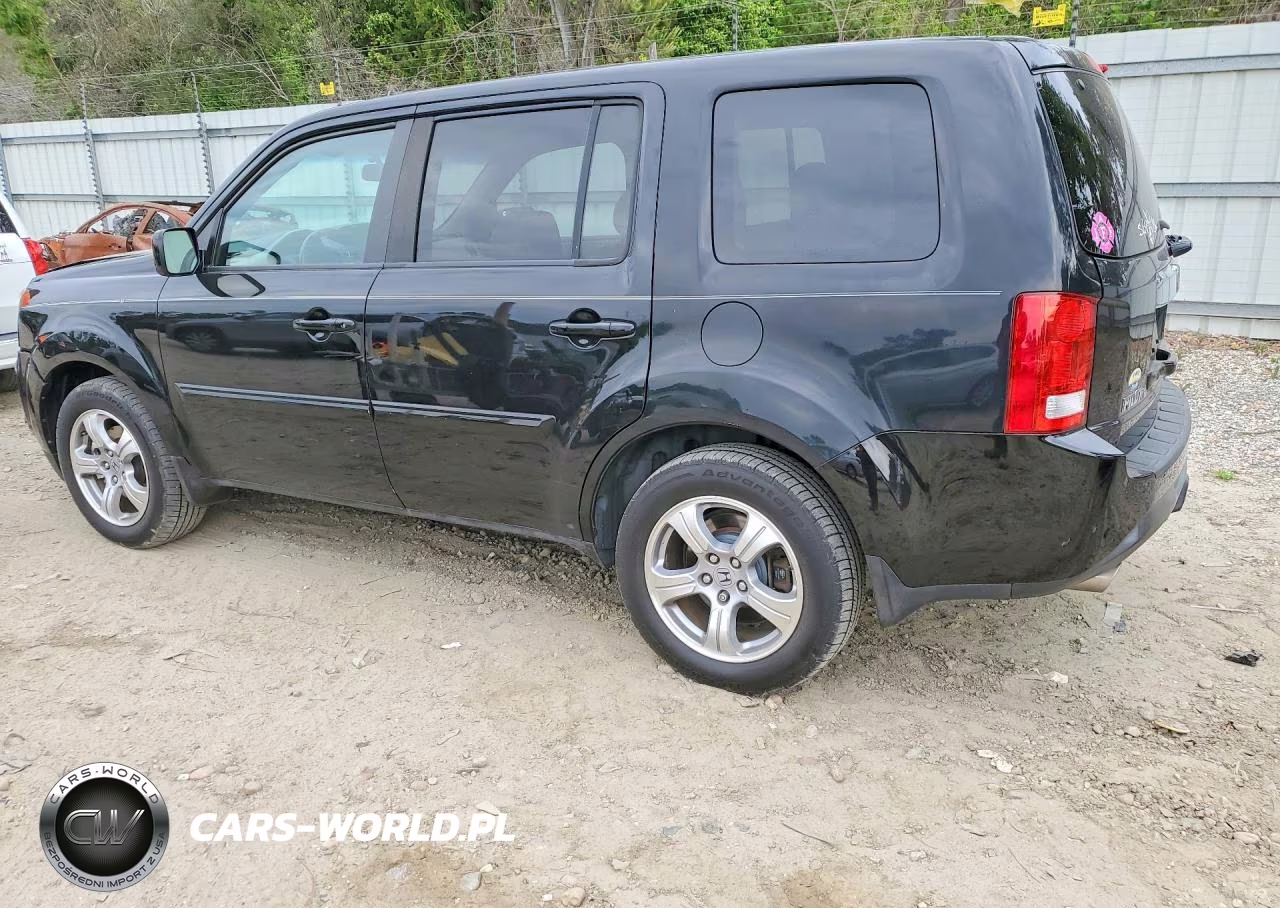 2013 Honda Pilot Exl VIN:5FNYF4H57DB019922 - 2