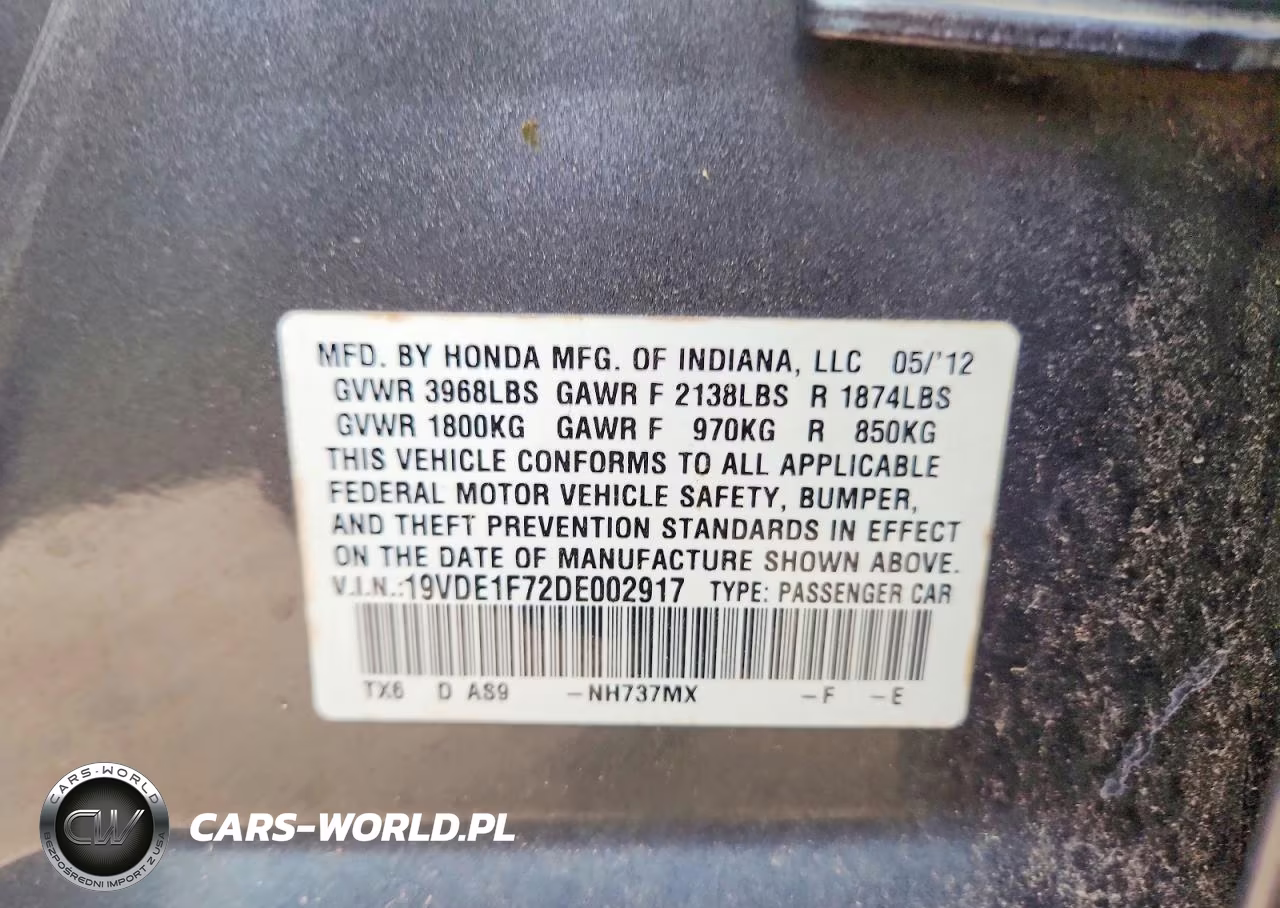 2013 Acura Ilx 20 Tech VIN:19VDE1F72DE002917 - 12