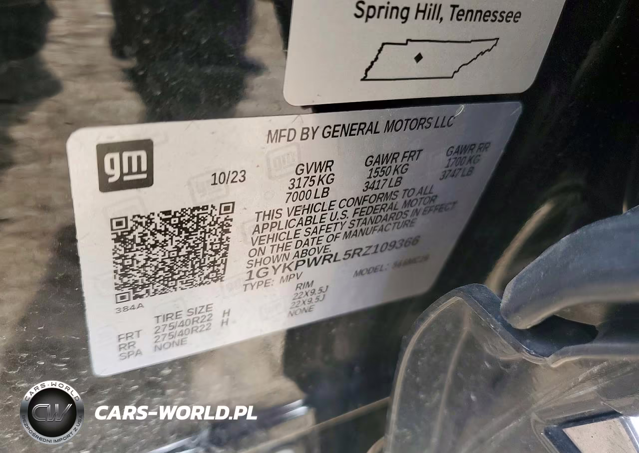 2024 Cadillac Lyriq Sport VIN:1GYKPWRL5RZ109366 - 12