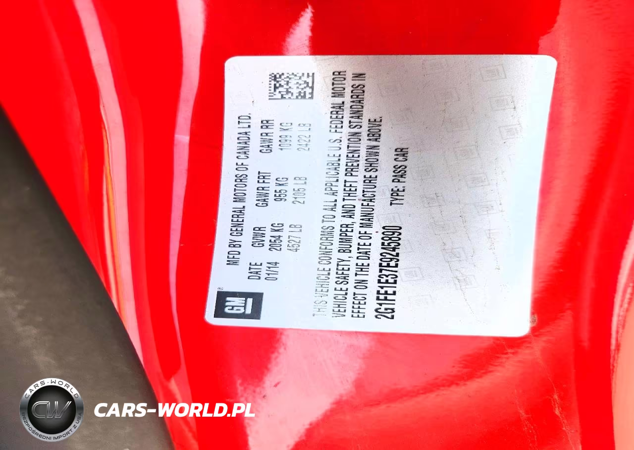 2014 Chevrolet Camaro Ls VIN:2G1FE1E37E9245890 - 12
