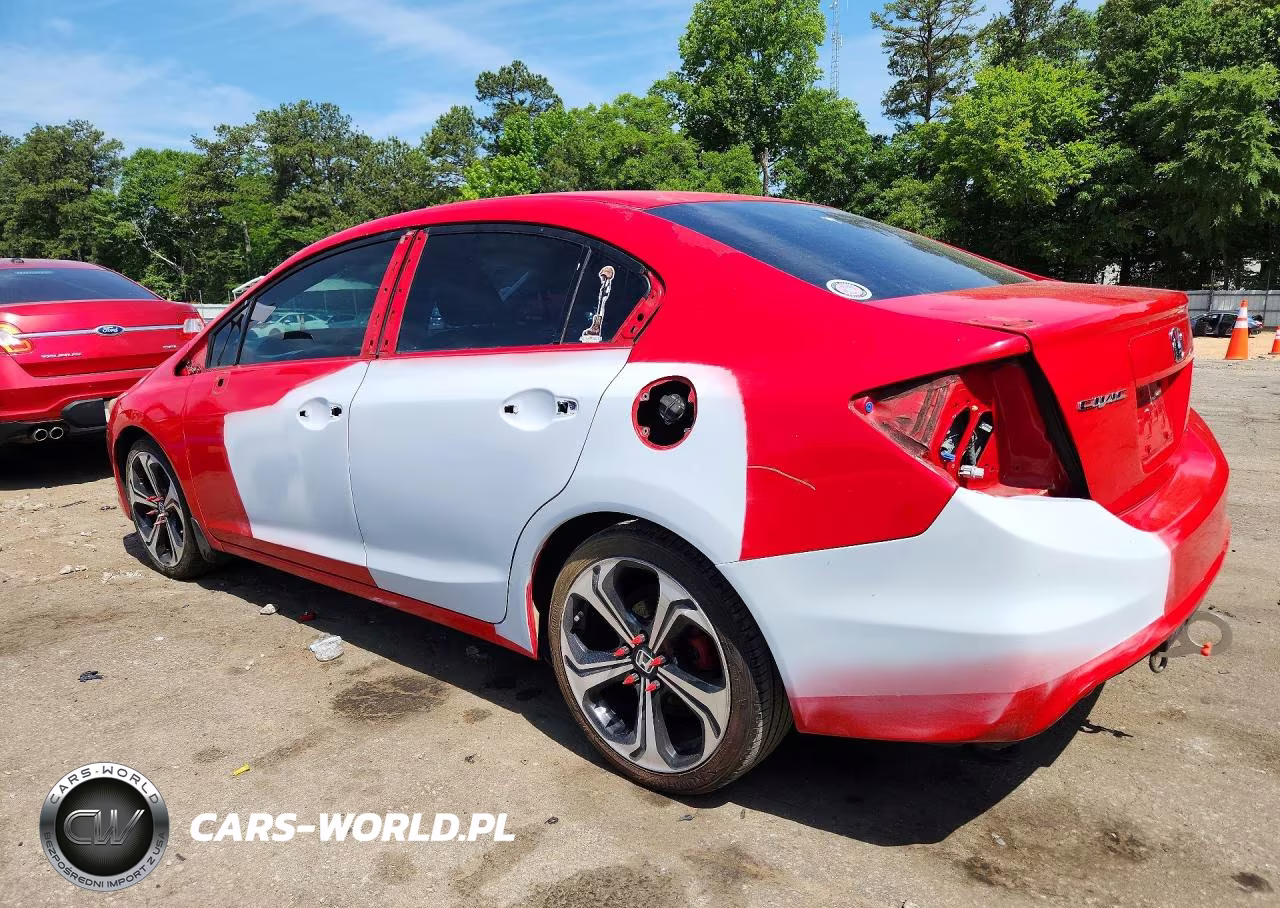 2012 Honda Civic Si VIN:2HGFB6E52CH706528 - 2