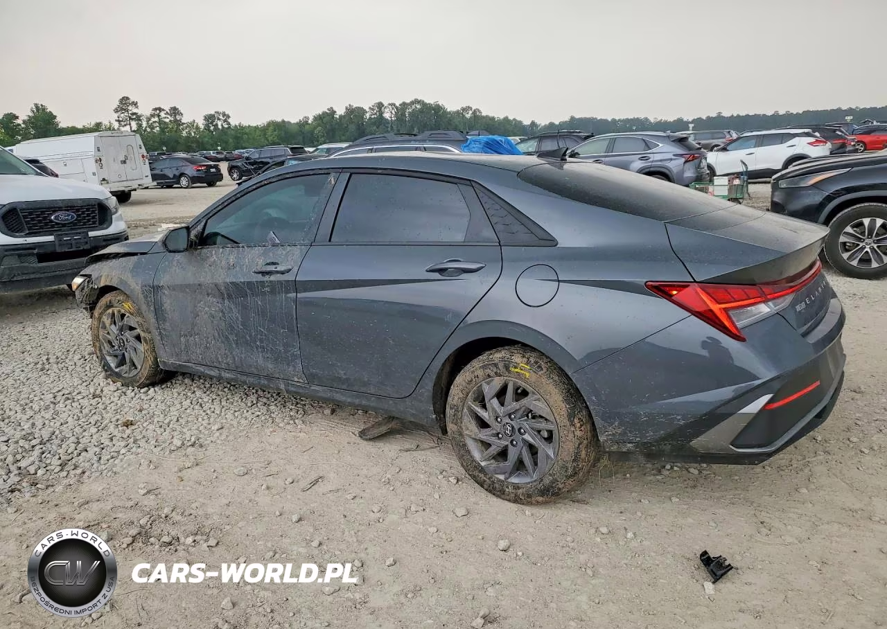 2025 Hyundai Elantra Hybrid Blue VIN:KMHLM4DJ5SU177873 - 2