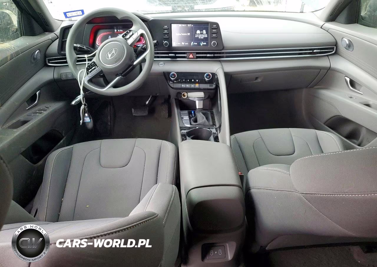 2025 Hyundai Elantra Hybrid Blue VIN:KMHLM4DJ5SU177873 - 8