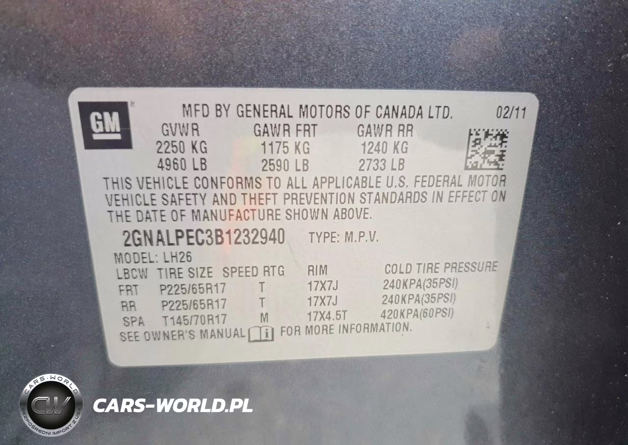 2011 Chevrolet Equinox Lt VIN:2GNALPEC3B1232940 - 13