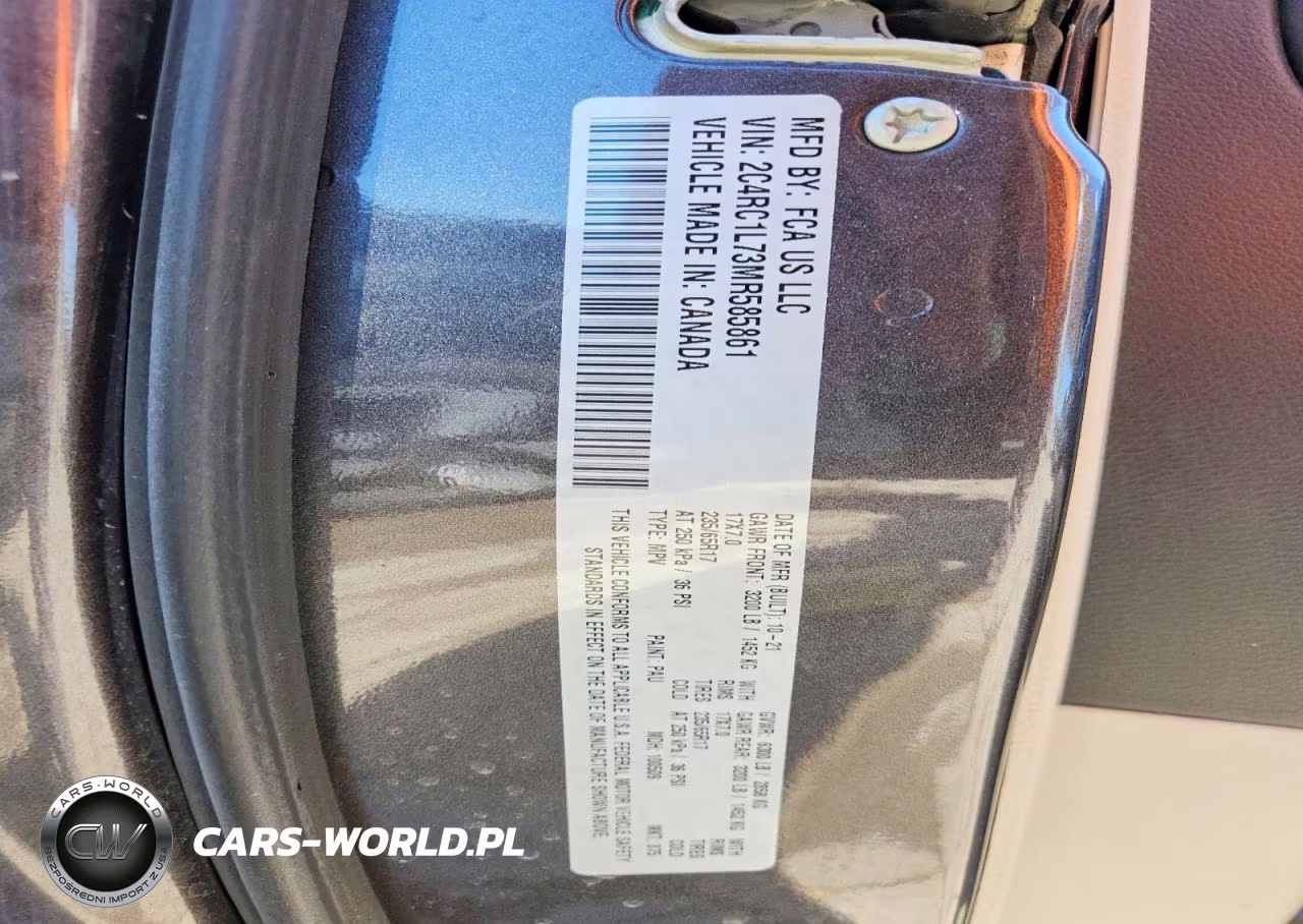 2021 Chrysler Pacifica Hybrid Touring L VIN:2C4RC1L73MR585861 - 14