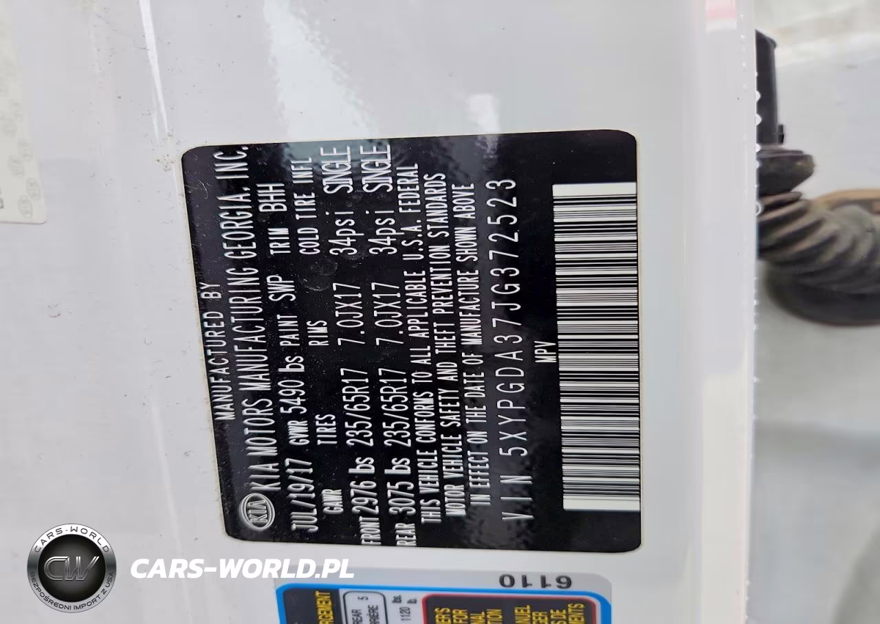 2018 Kia Sorento Lx VIN:5XYPGDA37JG372523 - 12