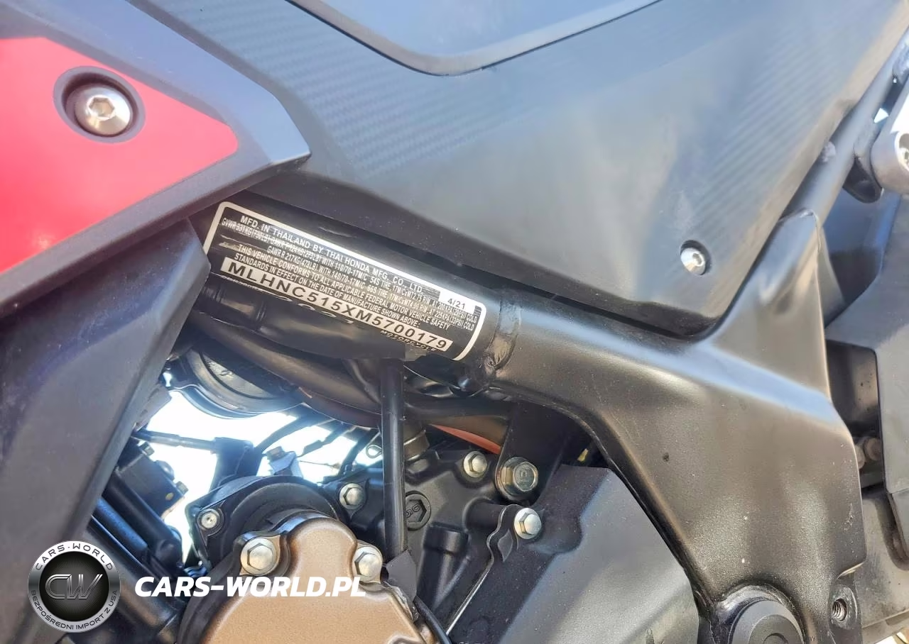 2021 Honda Cbr300 Ra VIN:MLHNC515XM5700179 - 9