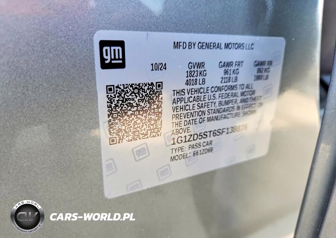 2025 Chevrolet Malibu Lt VIN:1G1ZD5ST6SF138876 - 13