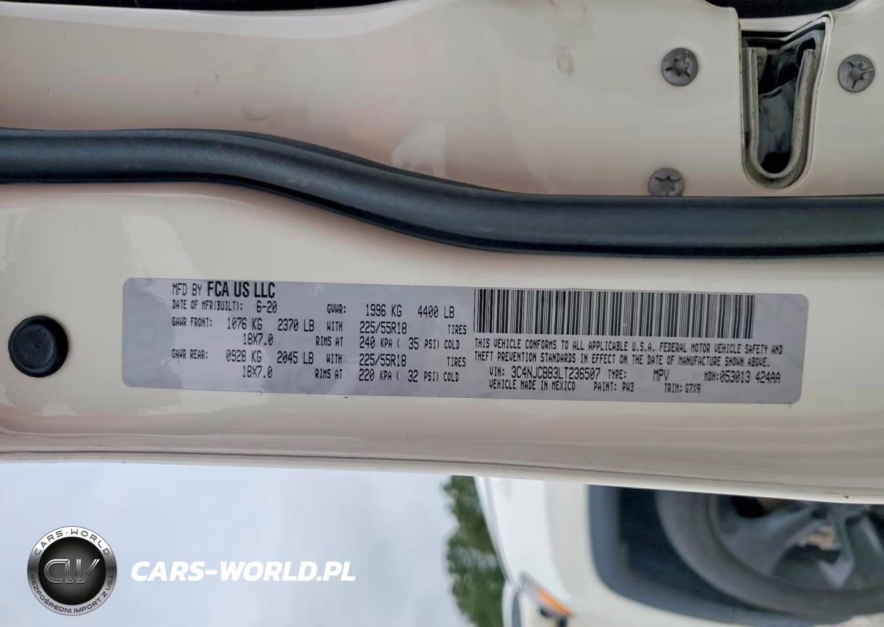 2020 Jeep Compass Latitude VIN:3C4NJCBB3LT236507 - 13