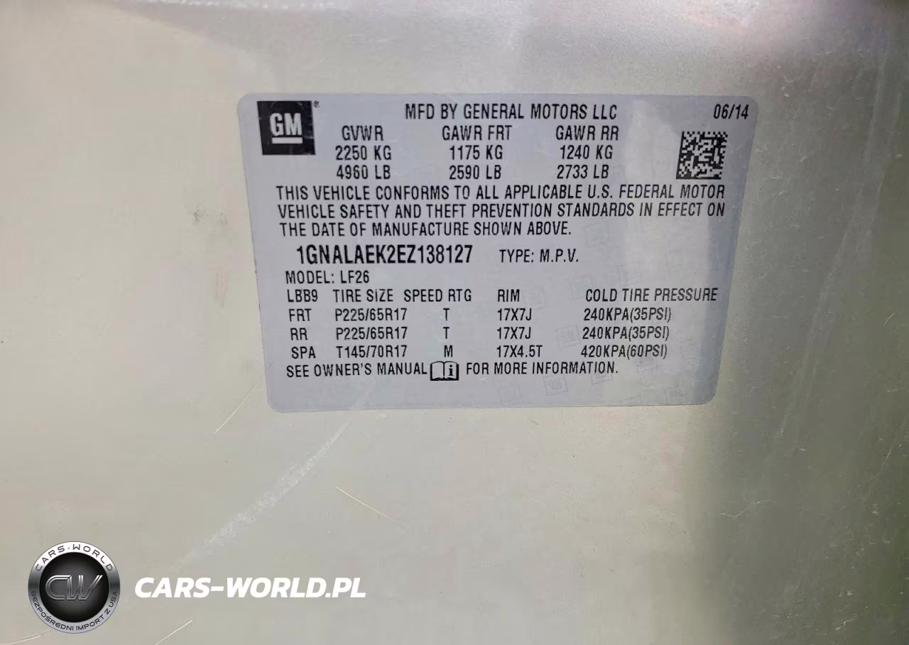 2014 Chevrolet Equinox Ls VIN:1GNALAEK2EZ138127 - 13