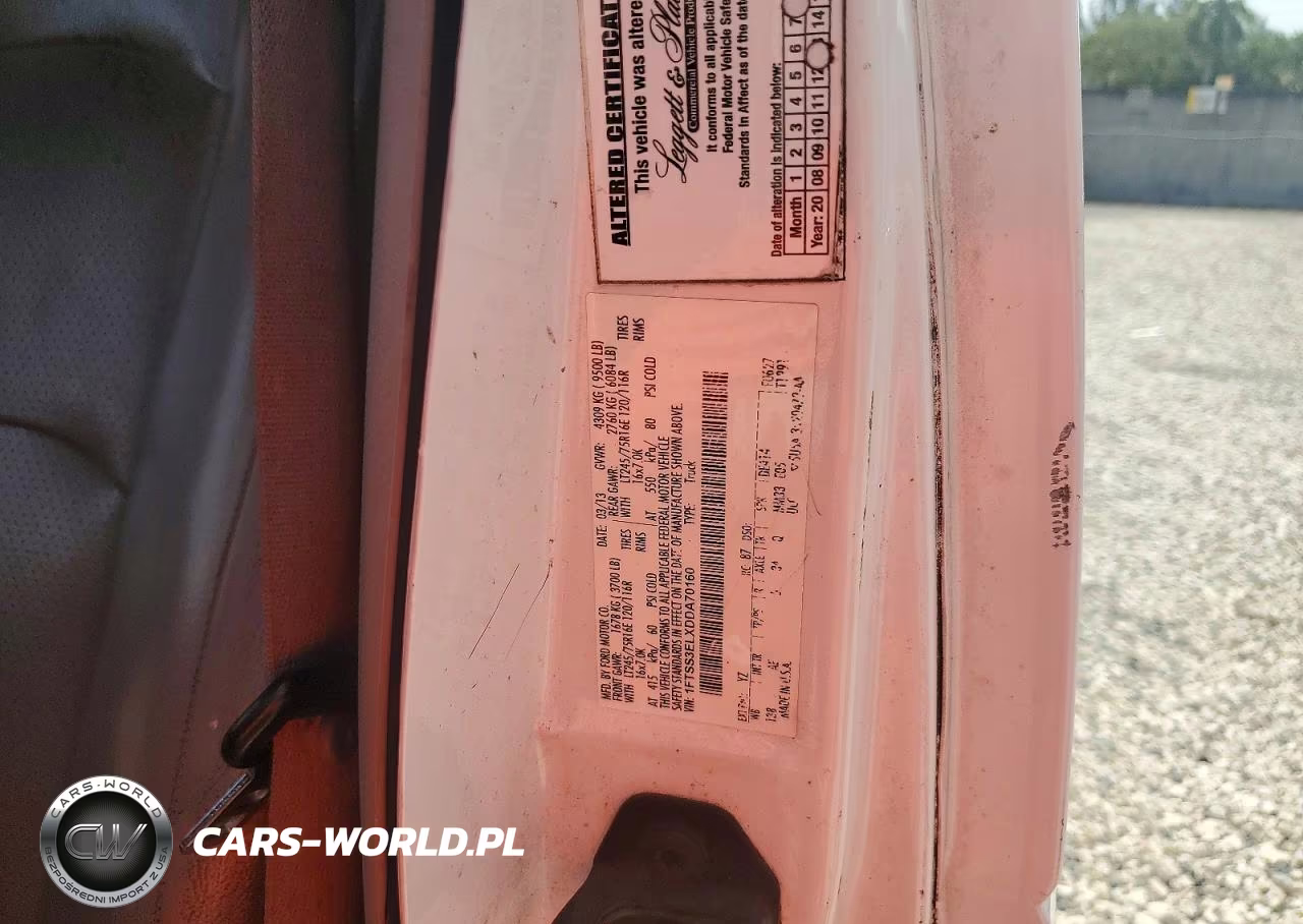 2013 Ford E350 Delivery Van VIN:1FTSS3ELXDDA70160 - 12