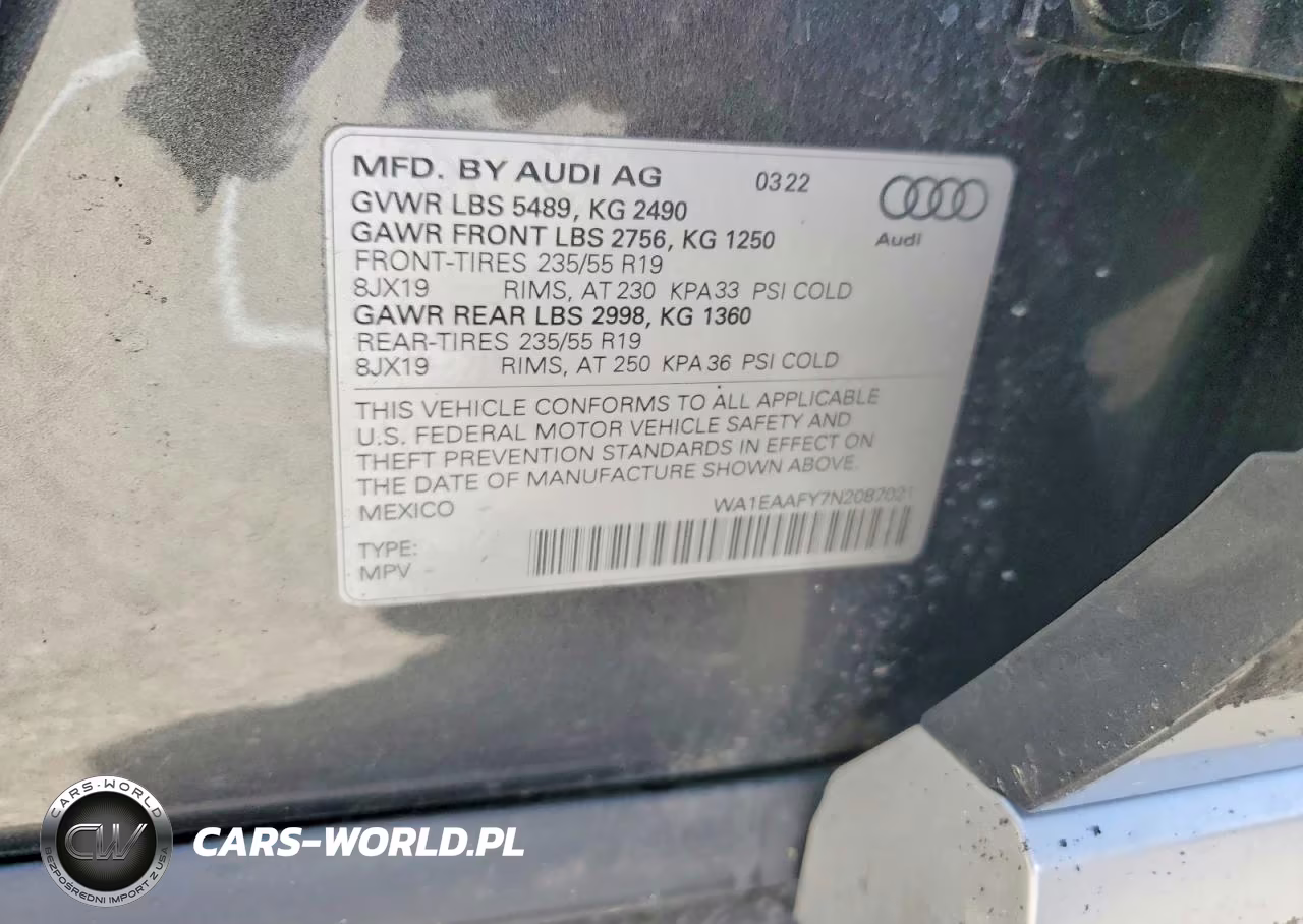 2022 Audi Q5 Premium Plus 45 VIN:WA1EAAFY7N2087021 - 13
