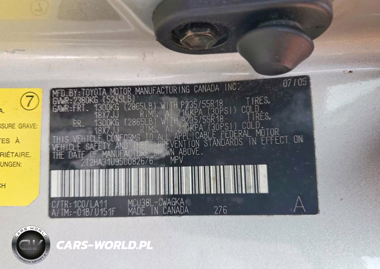 2005 Lexus Rx 330 VIN:2T2HA31U95C082676 - 12