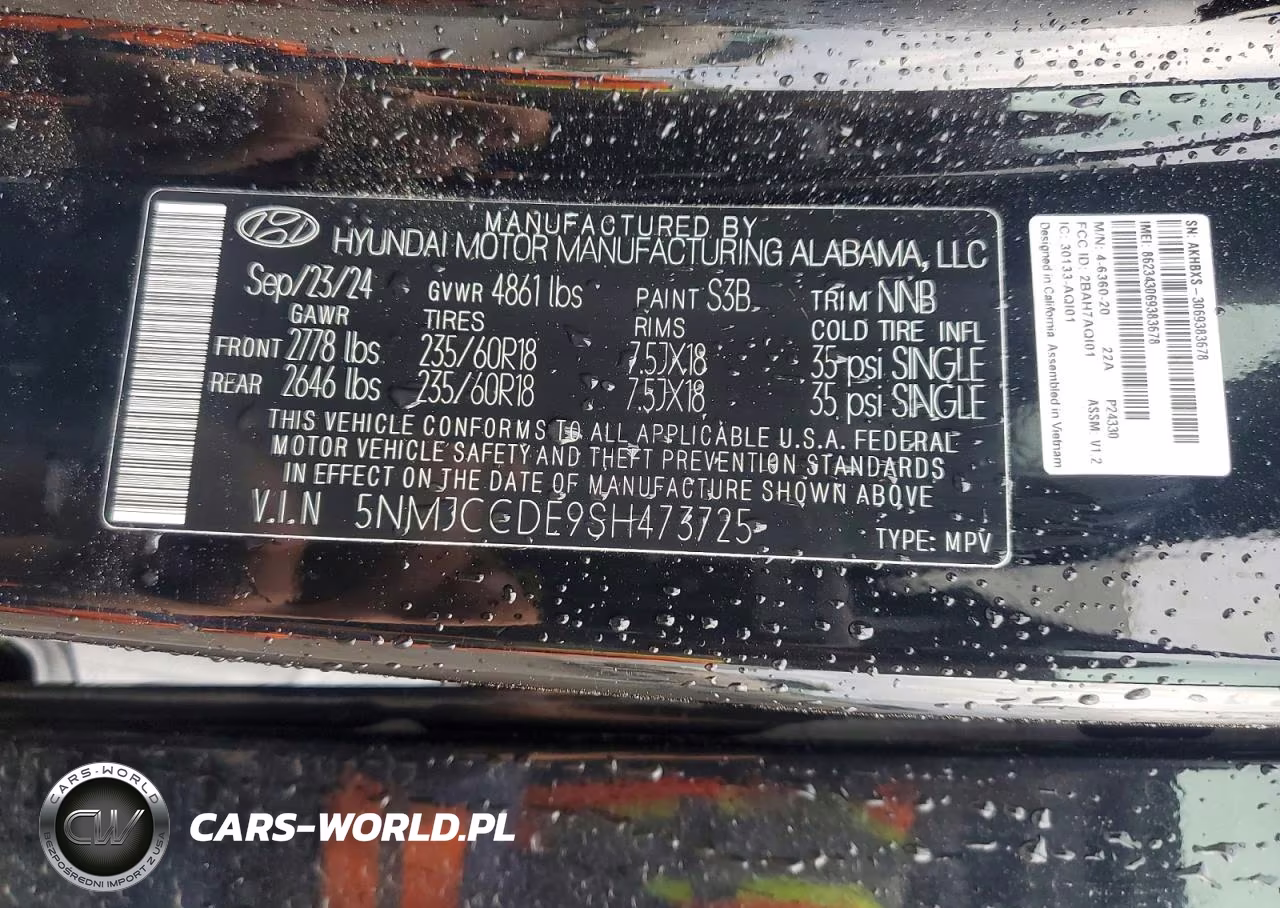 2025 Hyundai Tucson Sel VIN:5NMJCCDE9SH473725 - 13