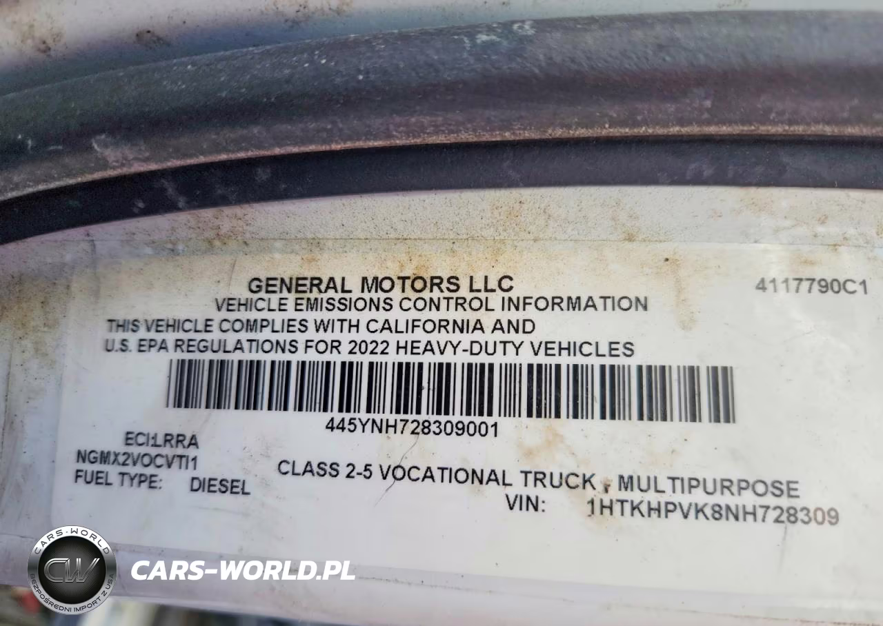 2022 Chevrolet Silverado Medium Duty VIN:1HTKHPVK8NH728309 - 12