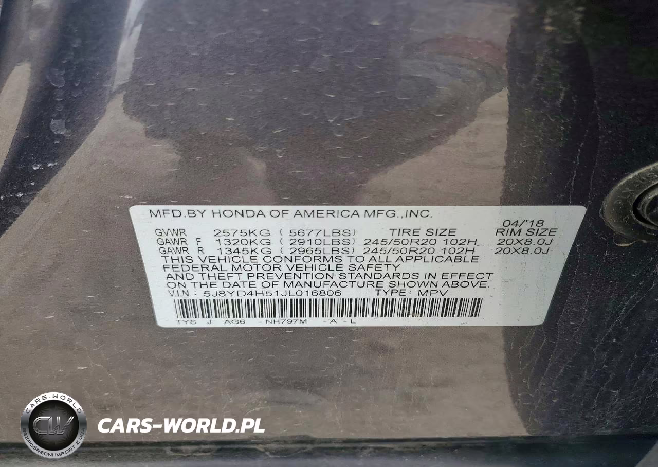2018 Acura Mdx VIN:5J8YD4H51JL016806 - 13