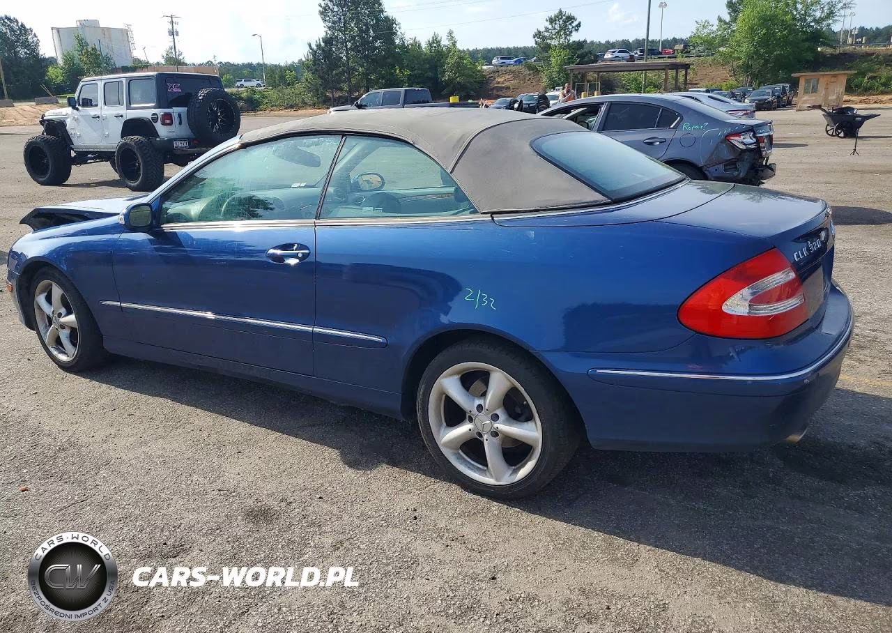 2005 Mercedes-Benz Clk 320 VIN:WDBTK65G25T037894 - 2