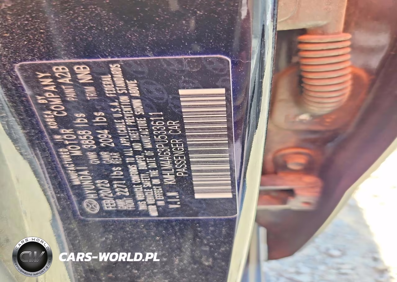 2023 Hyundai Elantra Sel VIN:KMHLM4AG3PU533611 - 12