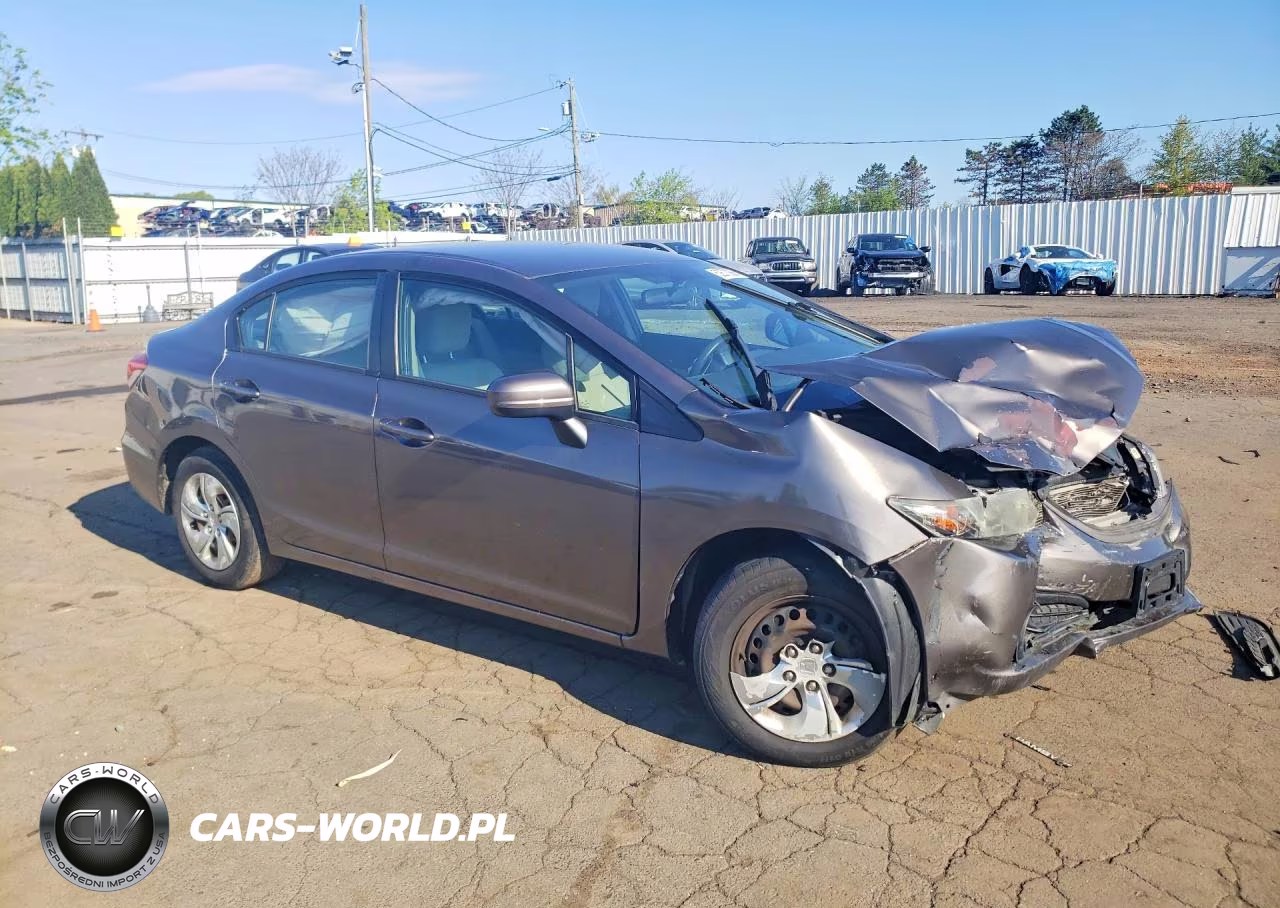 2014 Honda Civic Lx VIN:19XFB2F58EE243878 - 4