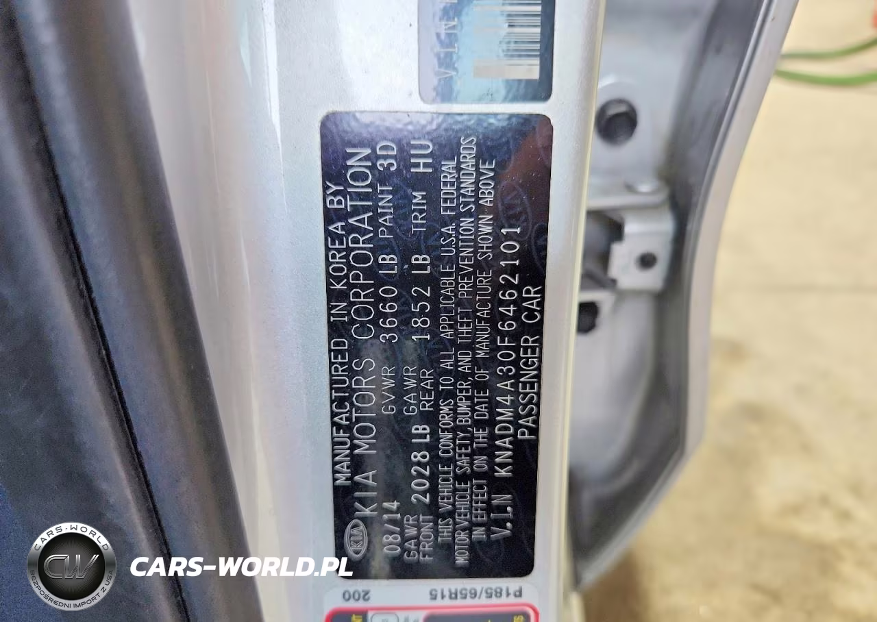 2015 Kia Rio Lx VIN:KNADM4A30F6462101 - 12