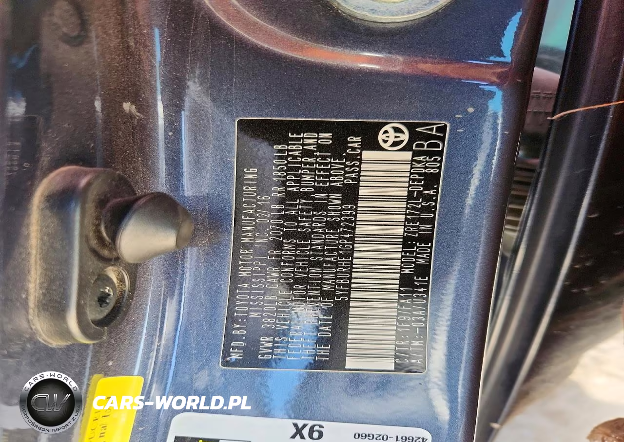 2016 Toyota Corolla L VIN:5YFBURHE1GP472399 - 13