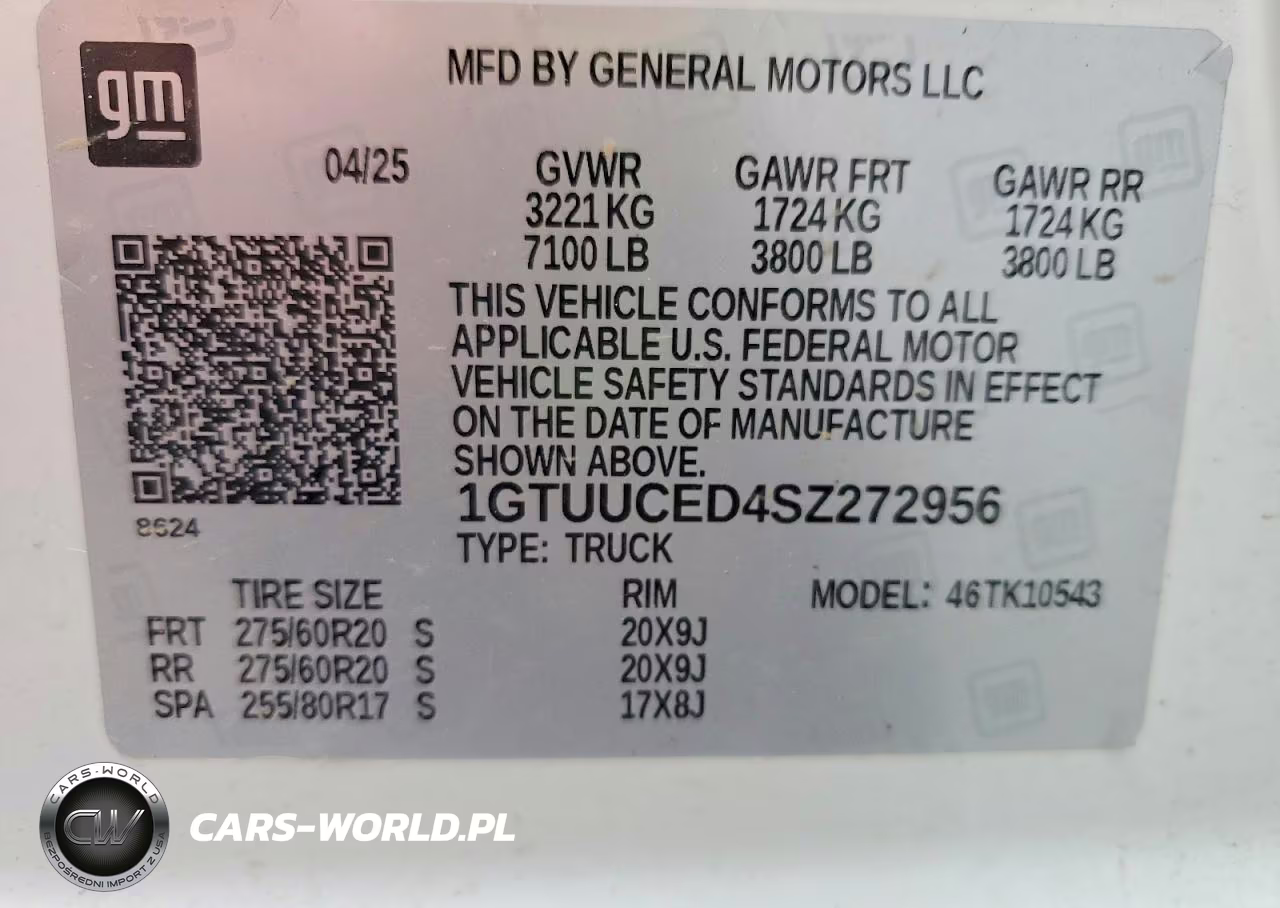 2025 GMC Sierra VIN:1GTUUCED4SZ272956 - 12