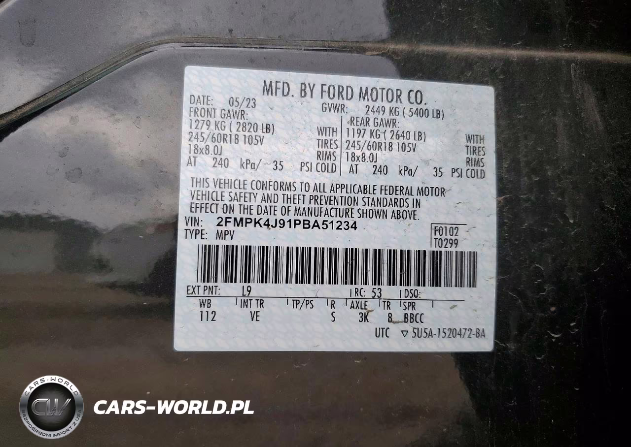 2023 Ford Edge Sel VIN:2FMPK4J91PBA51234 - 13