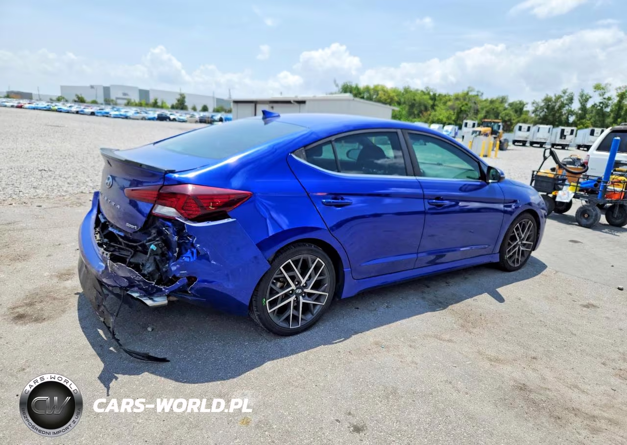 2020 Hyundai Elantra Sport VIN:KMHD04LB0LU041775 - 3