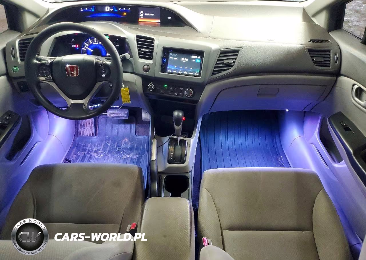 2012 Honda Civic Lx VIN:19XFB2F51CE016948 - 8