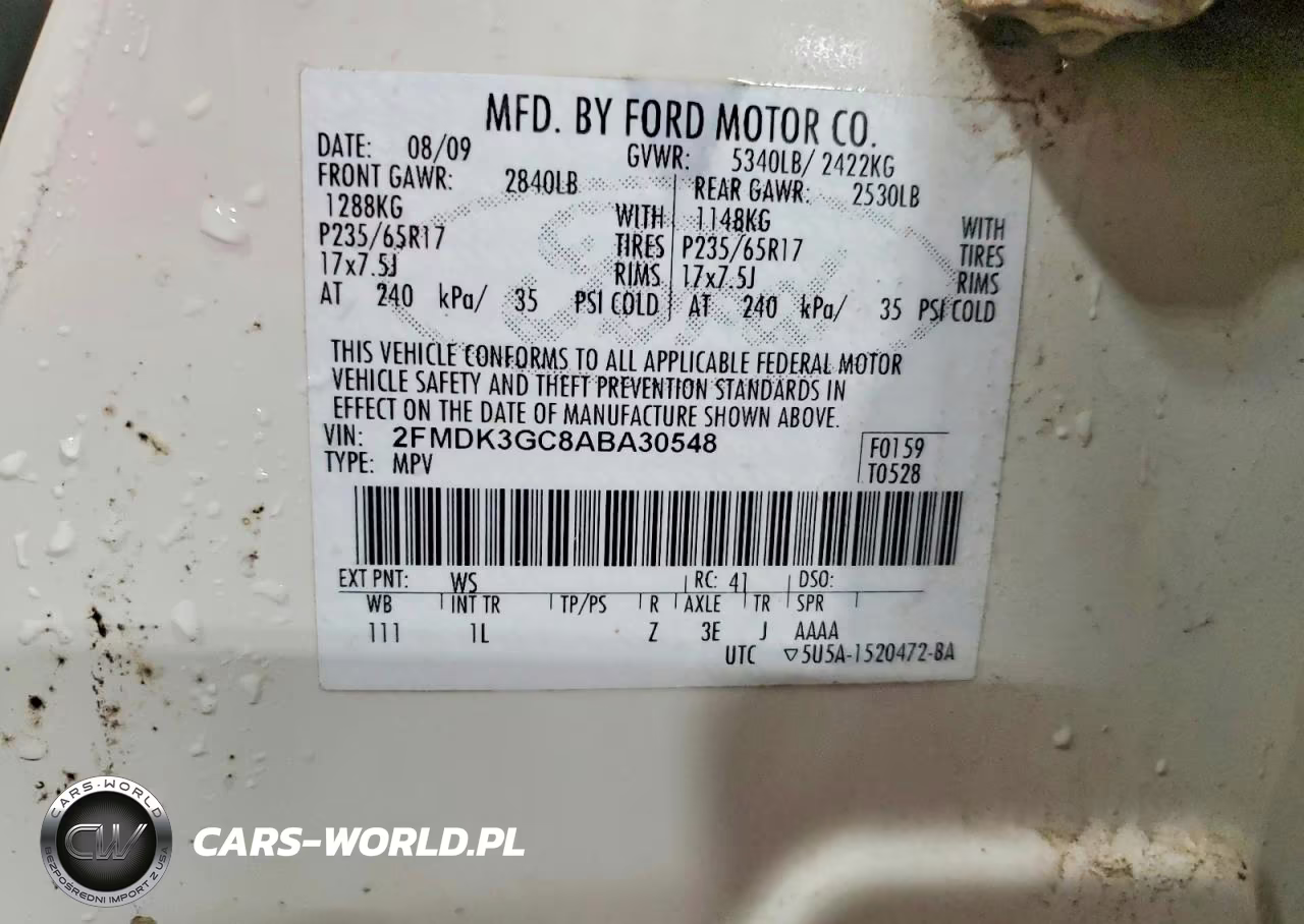2010 Ford Edge Se VIN:2FMDK3GC8ABA30548 - 13