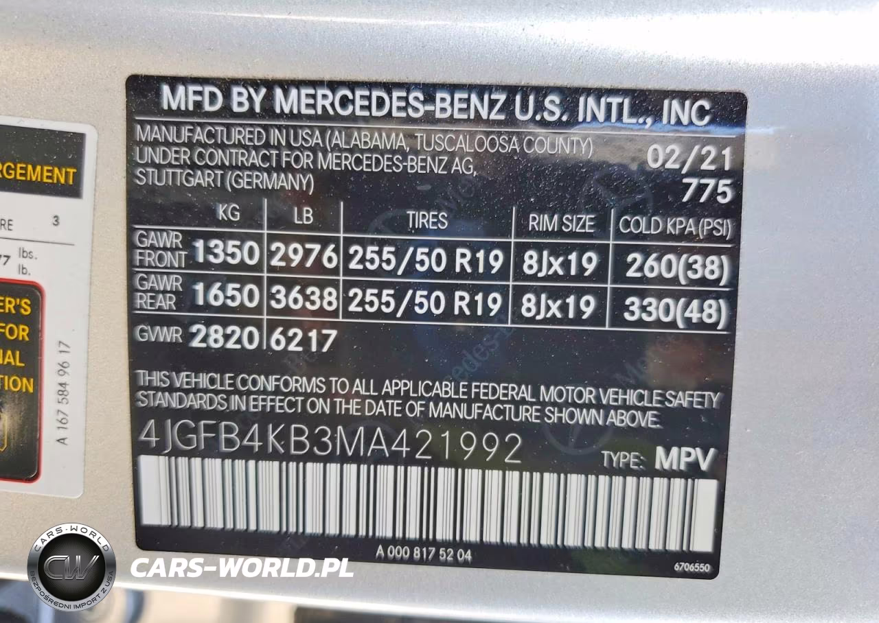 2021 Mercedes-Benz Gle 350 4Matic VIN:4JGFB4KB3MA421992 - 13