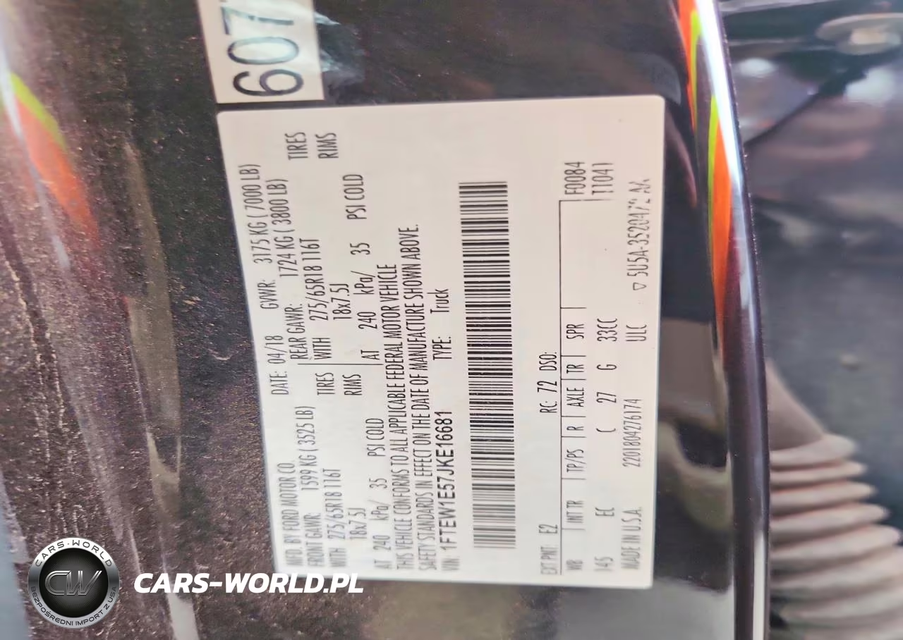 2018 Ford F150 Lariat VIN:1FTEW1E57JKE16681 - 12