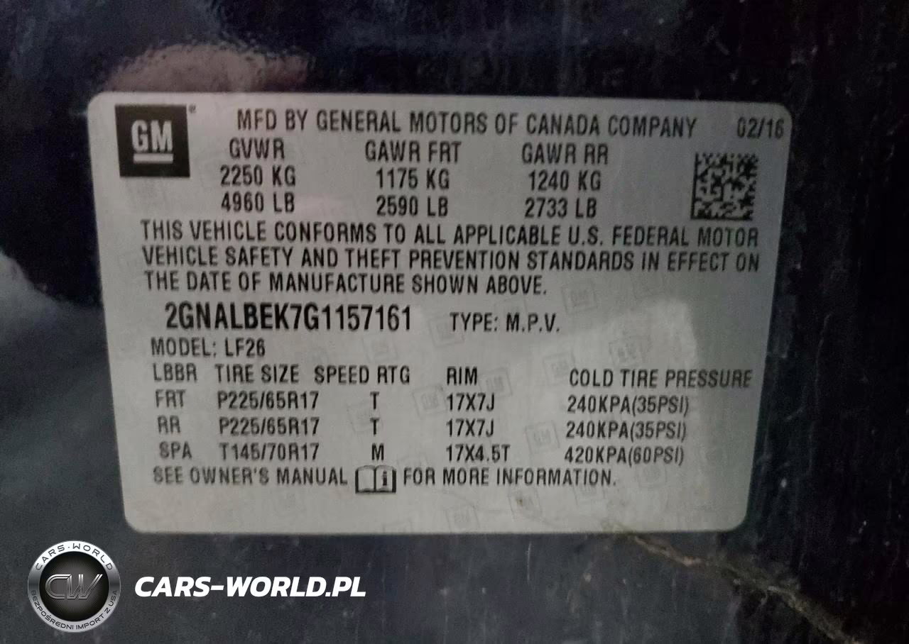 2016 Chevrolet Equinox VIN:2GNALBEK7G1157161 - 13