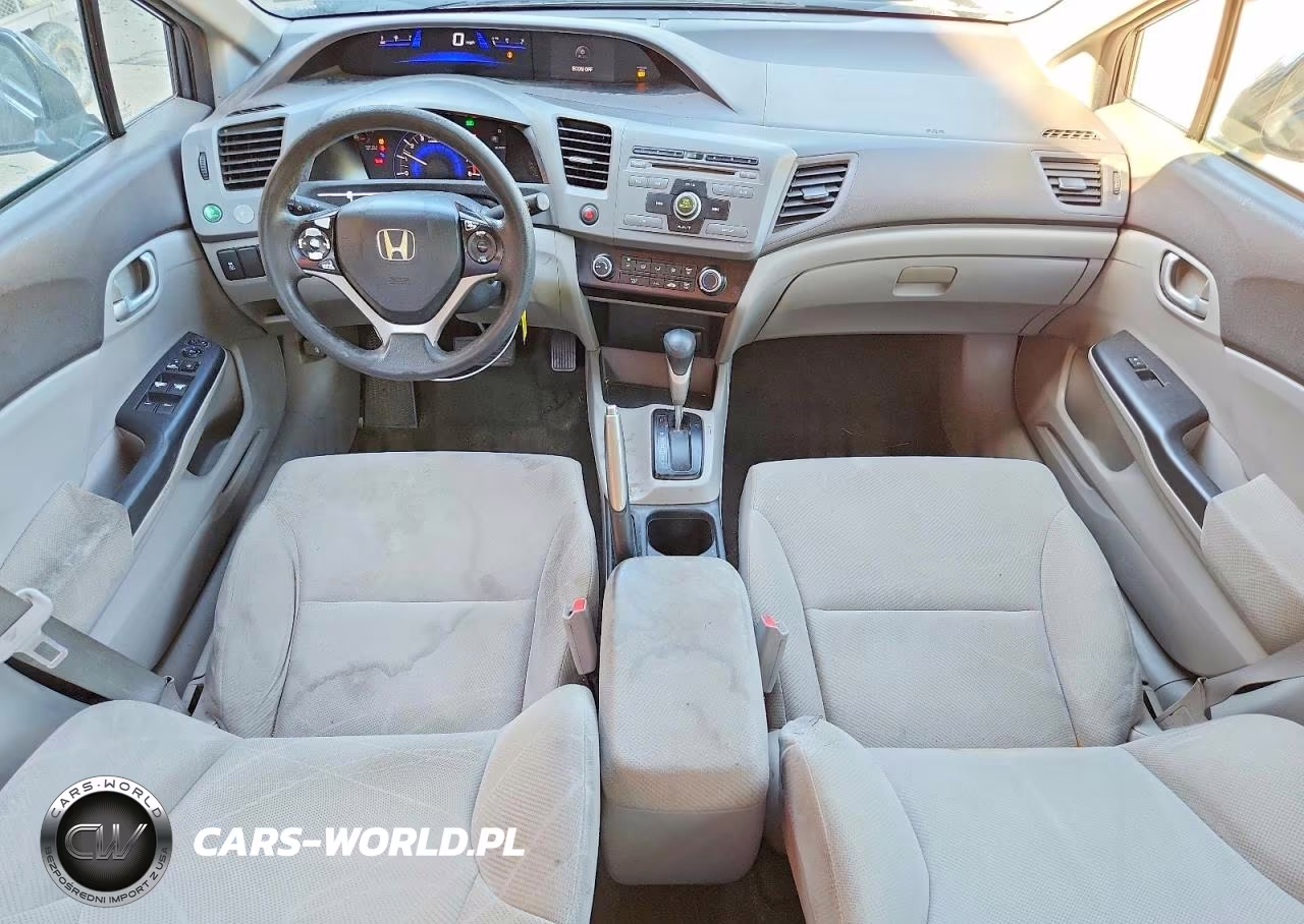 2012 Honda Civic Lx VIN:19XFB2F51CE317543 - 8